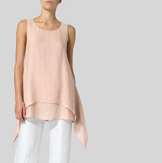 sleeveless poly cotton nightdress