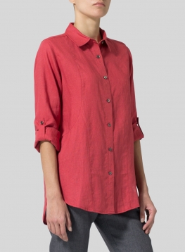 uneven hem shirts