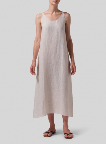 Linen A-line Long Dress