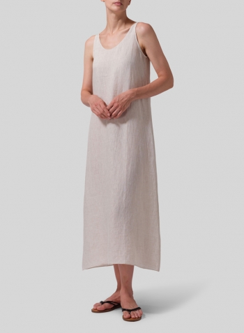 Linen A-line Long Dress