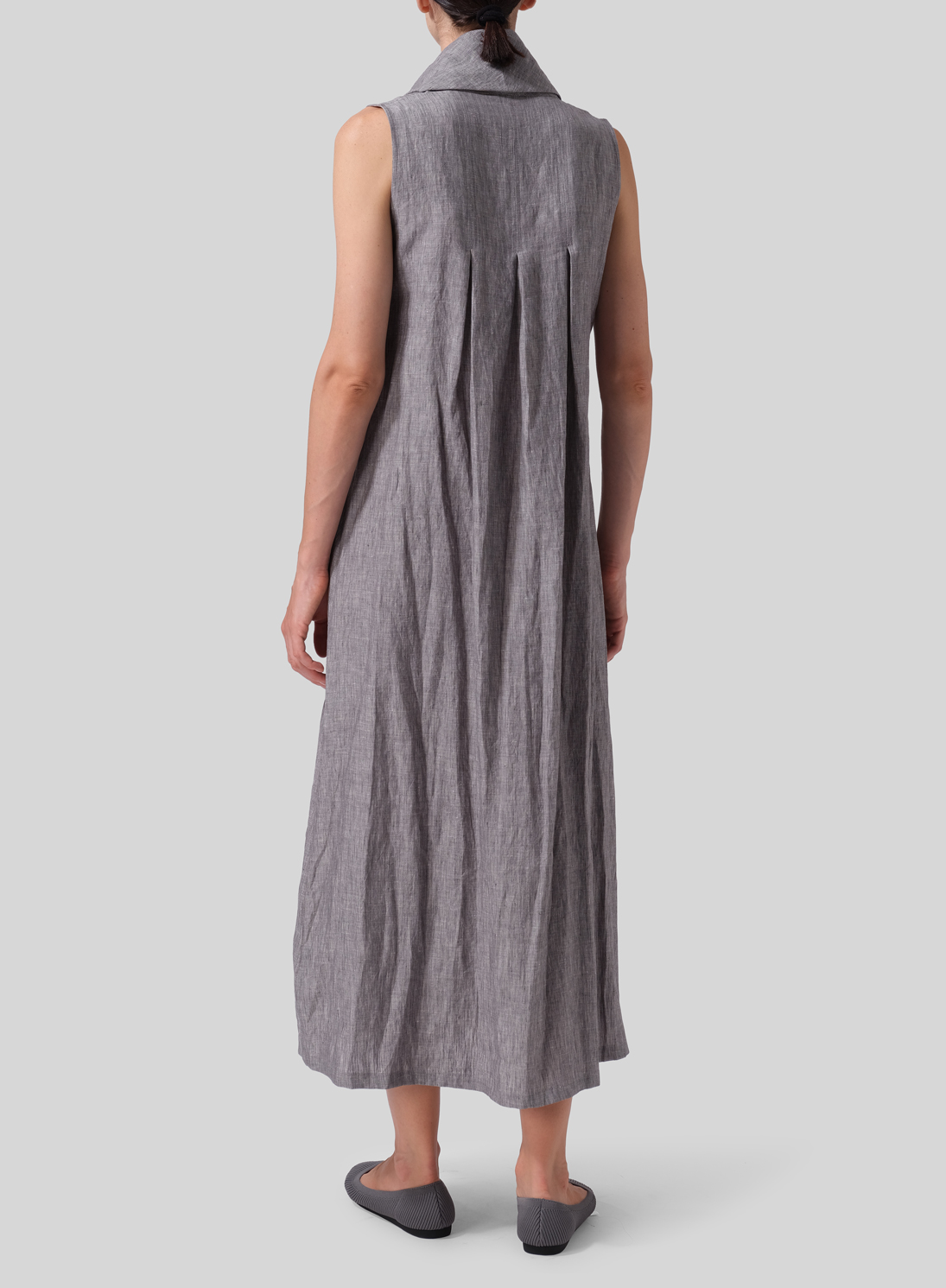 Linen cowl best sale neck dress