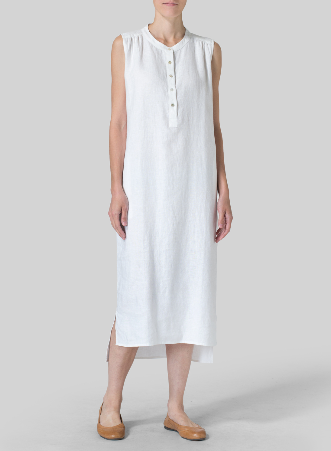 linen slip dress