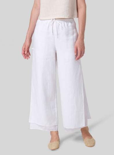 PLUS SIZE--Summer Resort Linen Pants – Bossy Glamworks