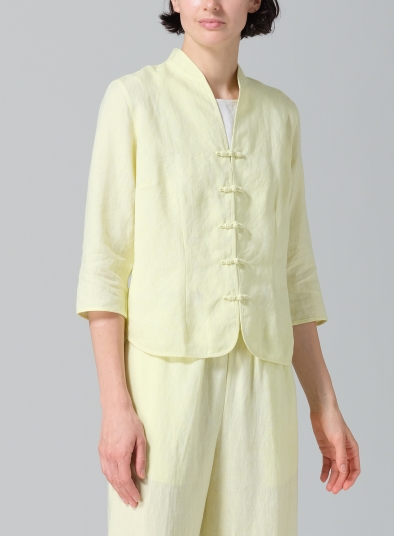 Linen Classic Chinese Button Jacket