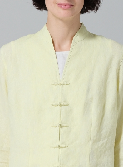 Linen Classic Chinese Button Jacket