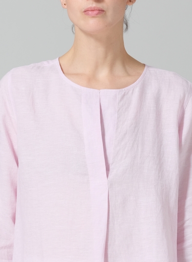 Linen L/S Relaxed Fit Blouse