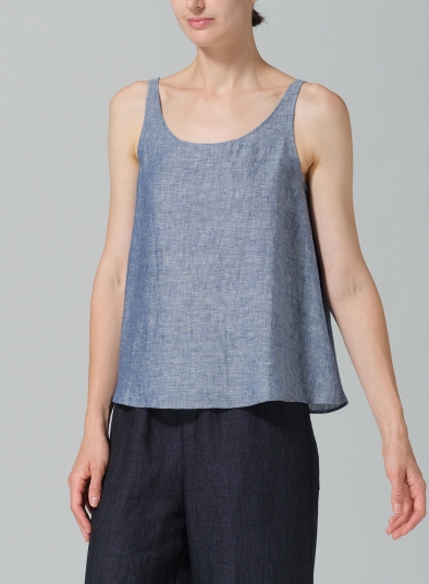 Linen Thin Strap Cami