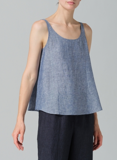 Linen Thin Strap Cami