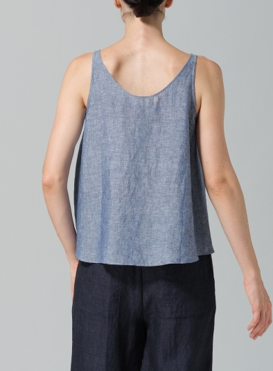 Linen Thin Strap Cami