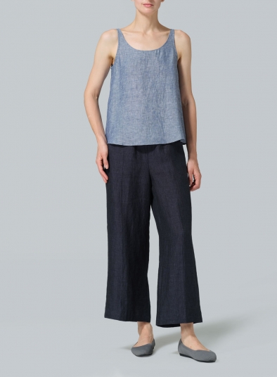 Linen Thin Strap Cami