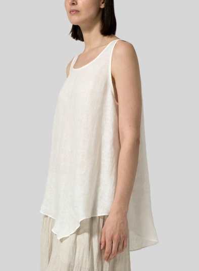 linen vest tops uk