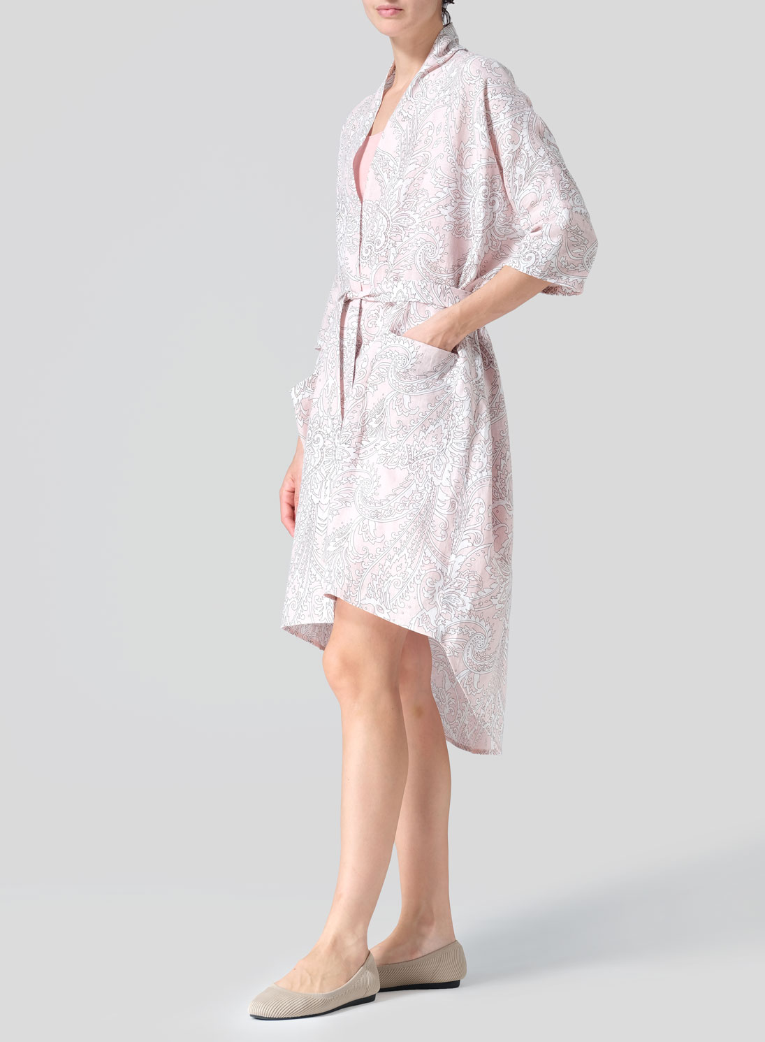 Linen Kimono Home Wear