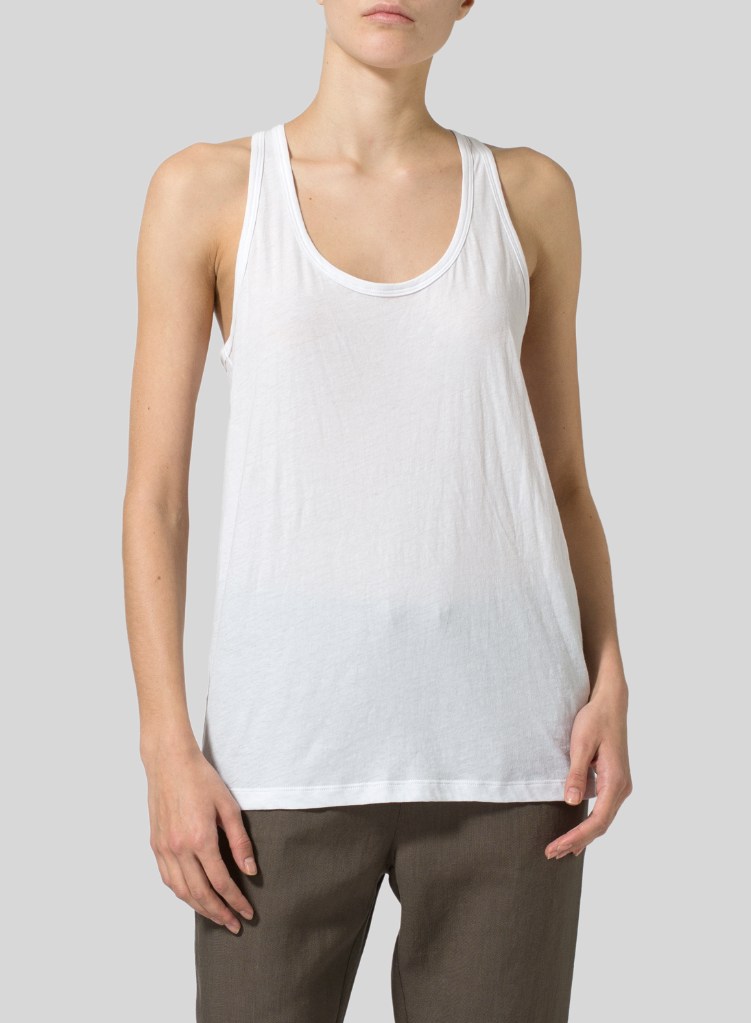 Lightweight Cotton Racerback Camisole