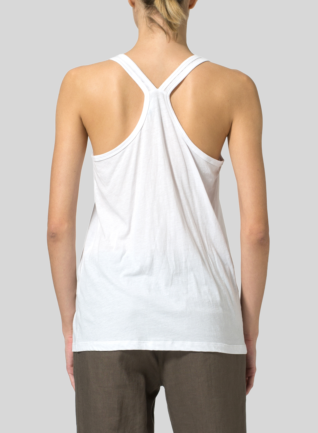 Lightweight Cotton Racerback Camisole