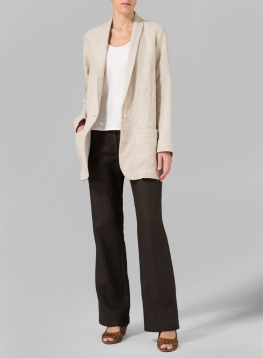 Linen Long Sleeve Jacket