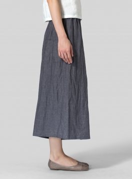 low rise wide leg pants