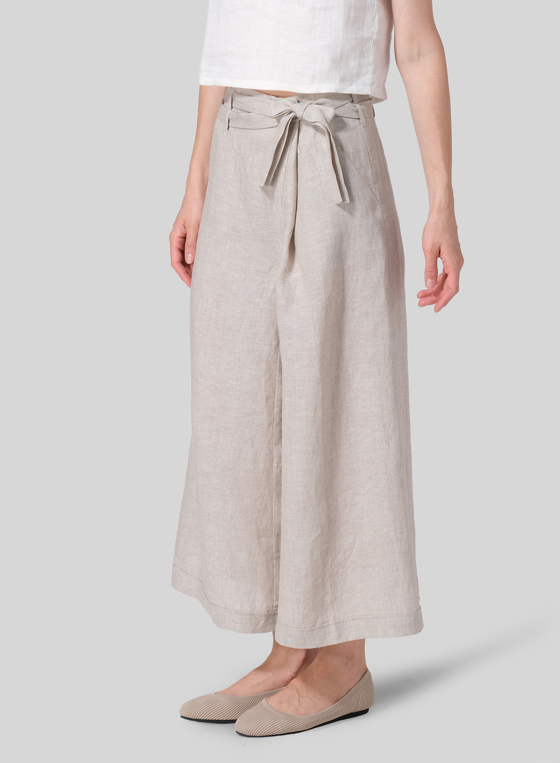 Wide Leg Linen Pant - La Vivente