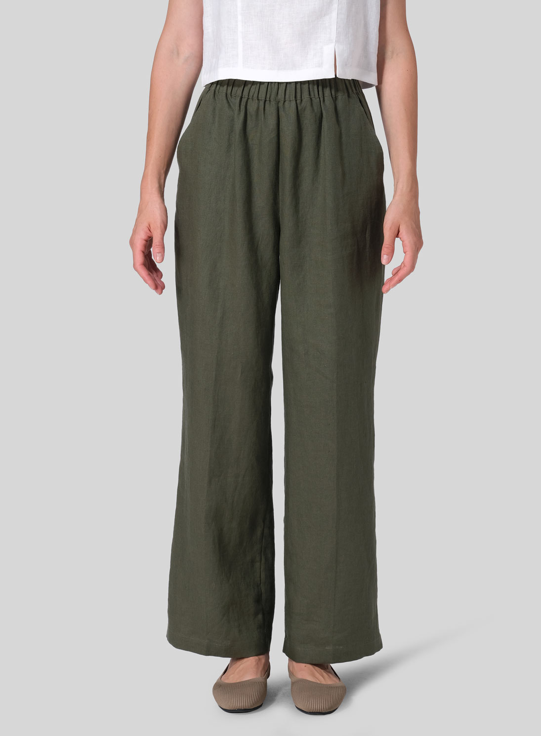 Linen Regular Long Pants