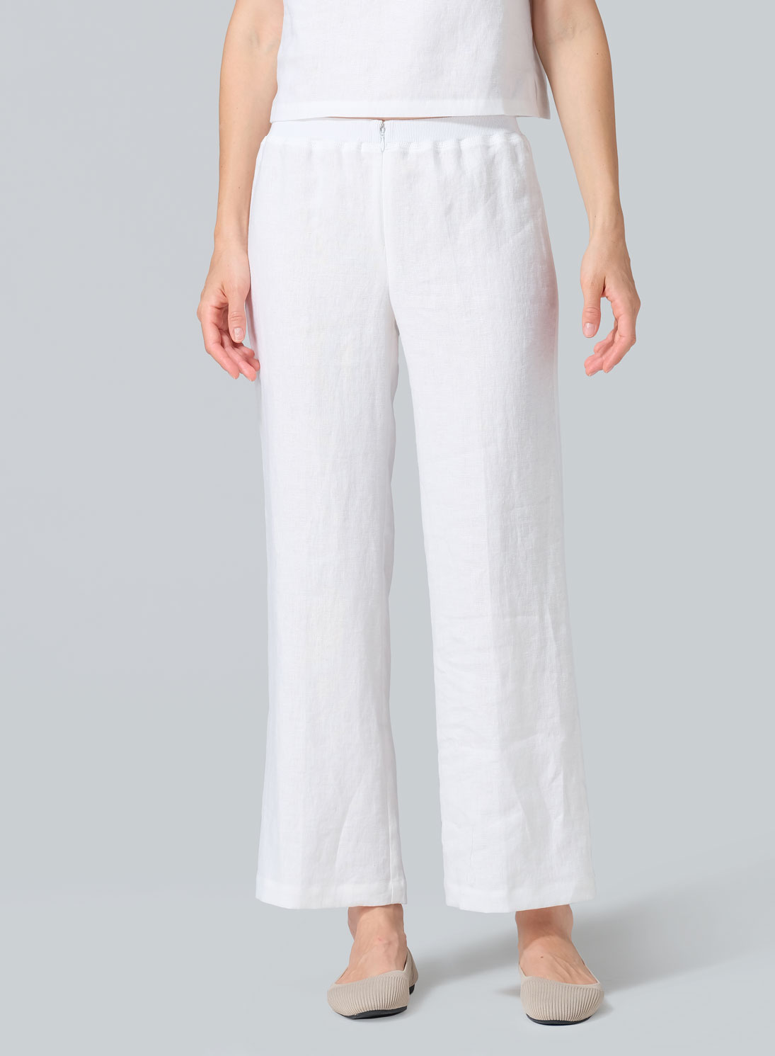 Linen Straight Leg Pants