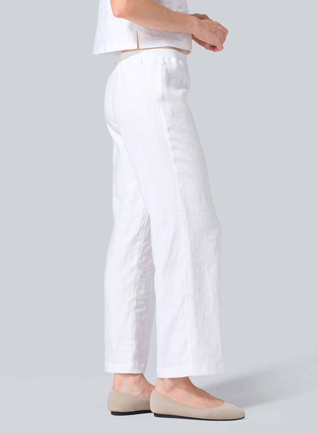 Linen Straight Leg Pants