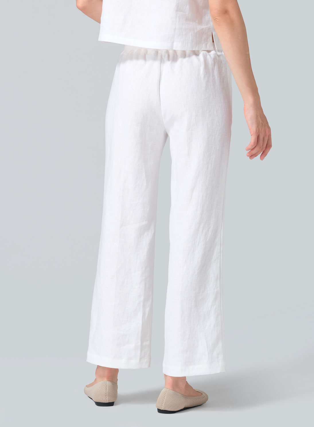 Linen Straight Leg Pants