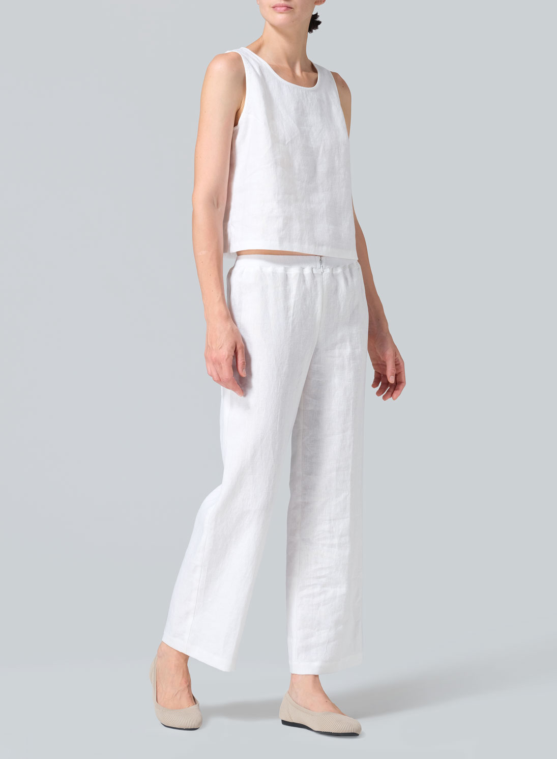 Linen Straight Leg Pants