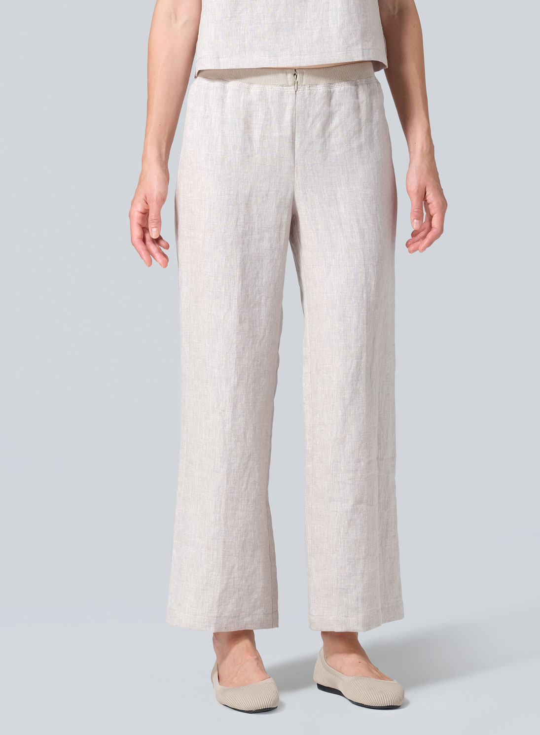 Linen Straight Leg Pants