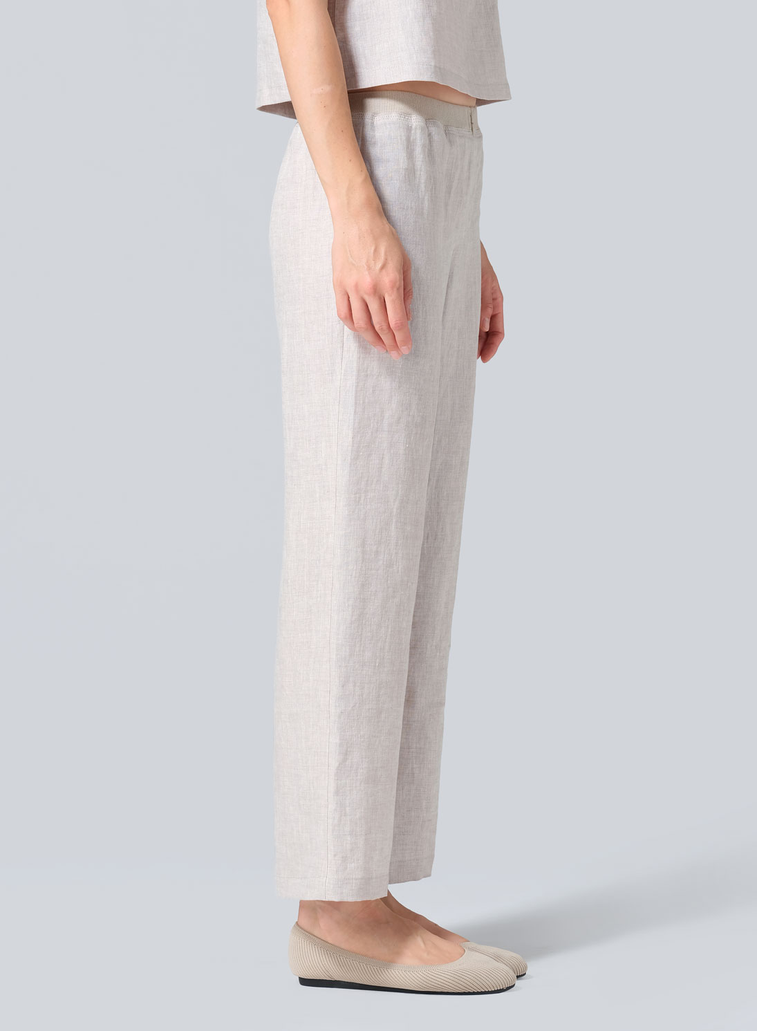 Linen Straight Leg Pants