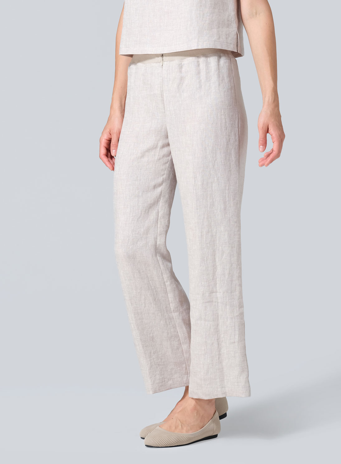 Linen Straight Leg Pants