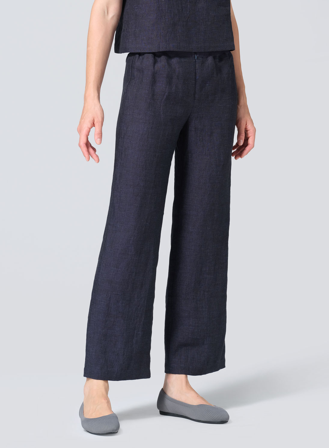 Linen Straight Leg Pants