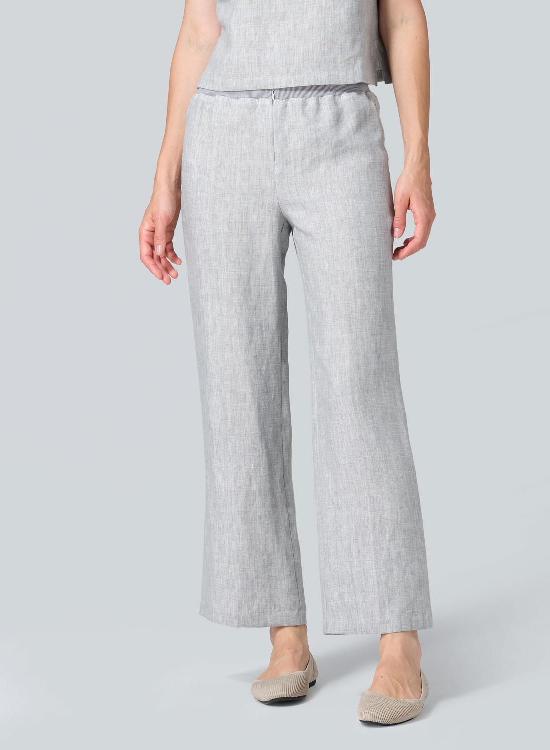 Linen Straight Leg Pants