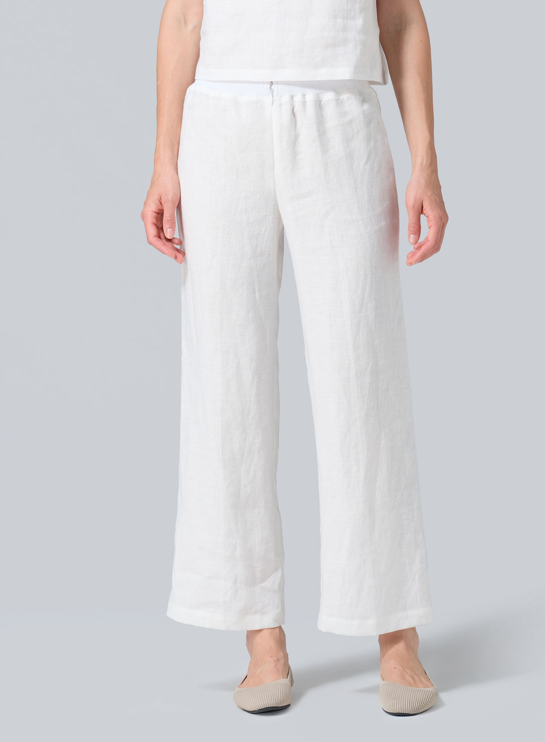 Linen Straight Leg Pants