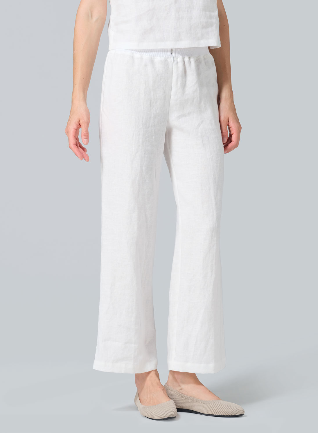 Linen Straight Leg Pants