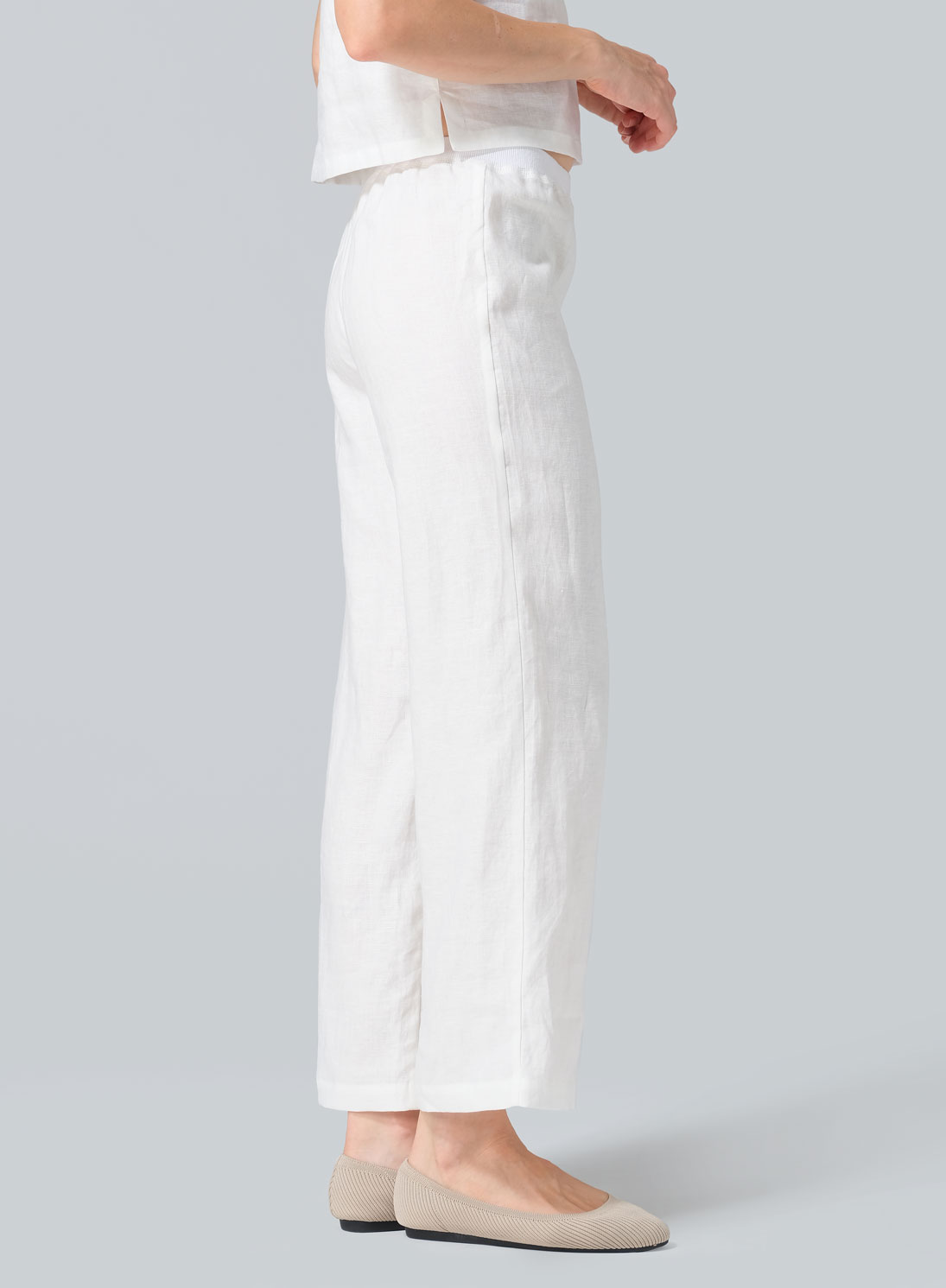 Linen Straight Leg Pants