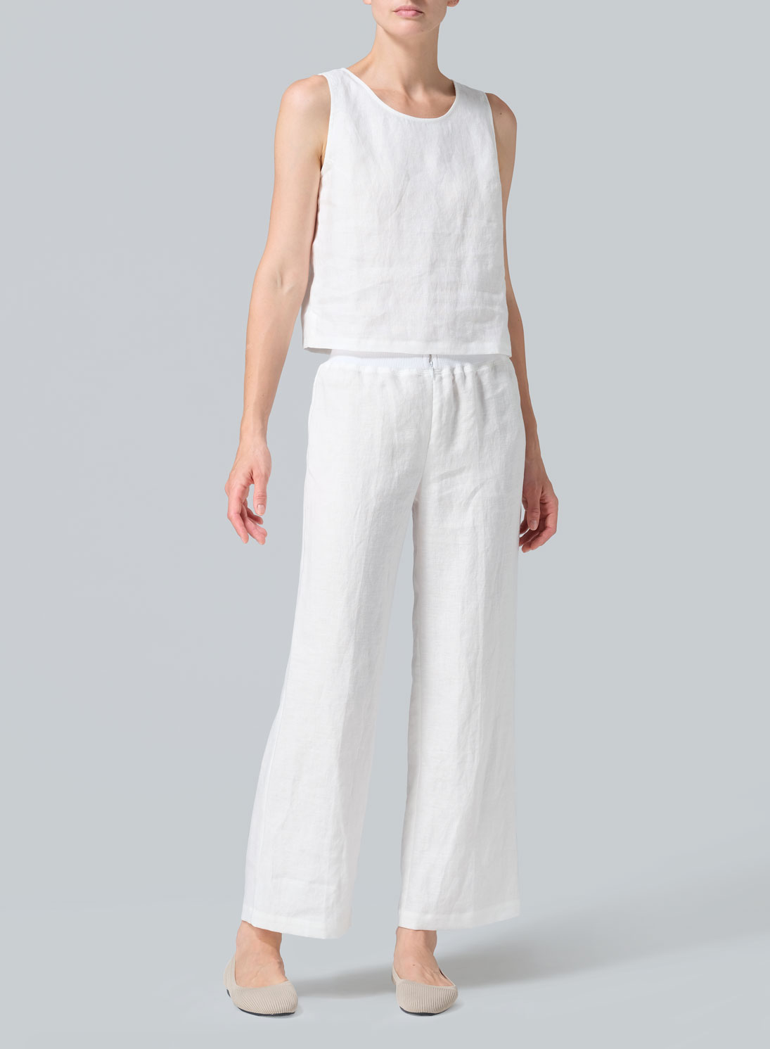 Linen Straight Leg Pants