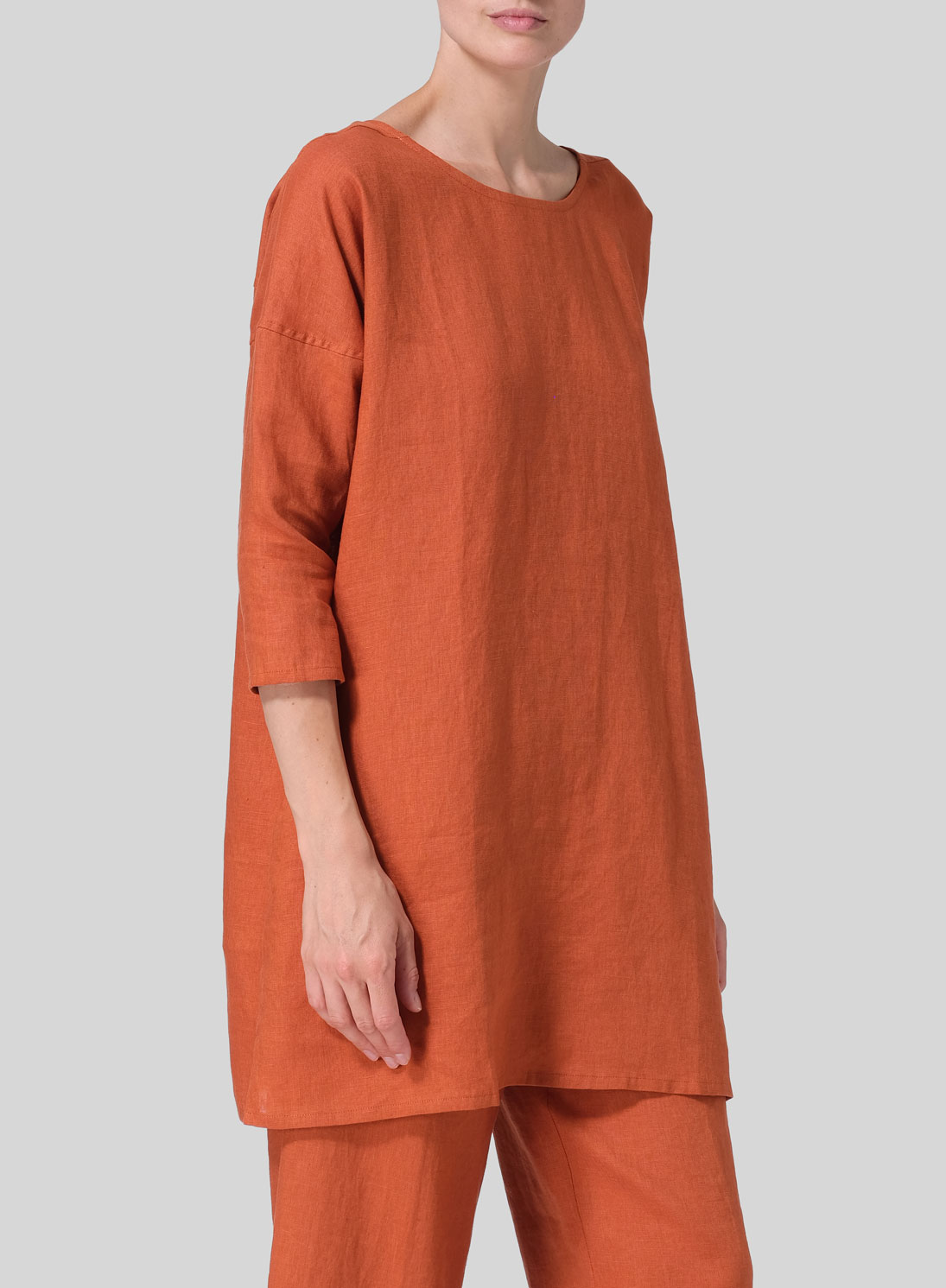 Linen Oversized Top