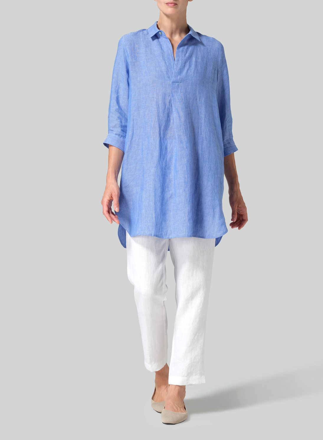 Linen Classic Shirt Tunic