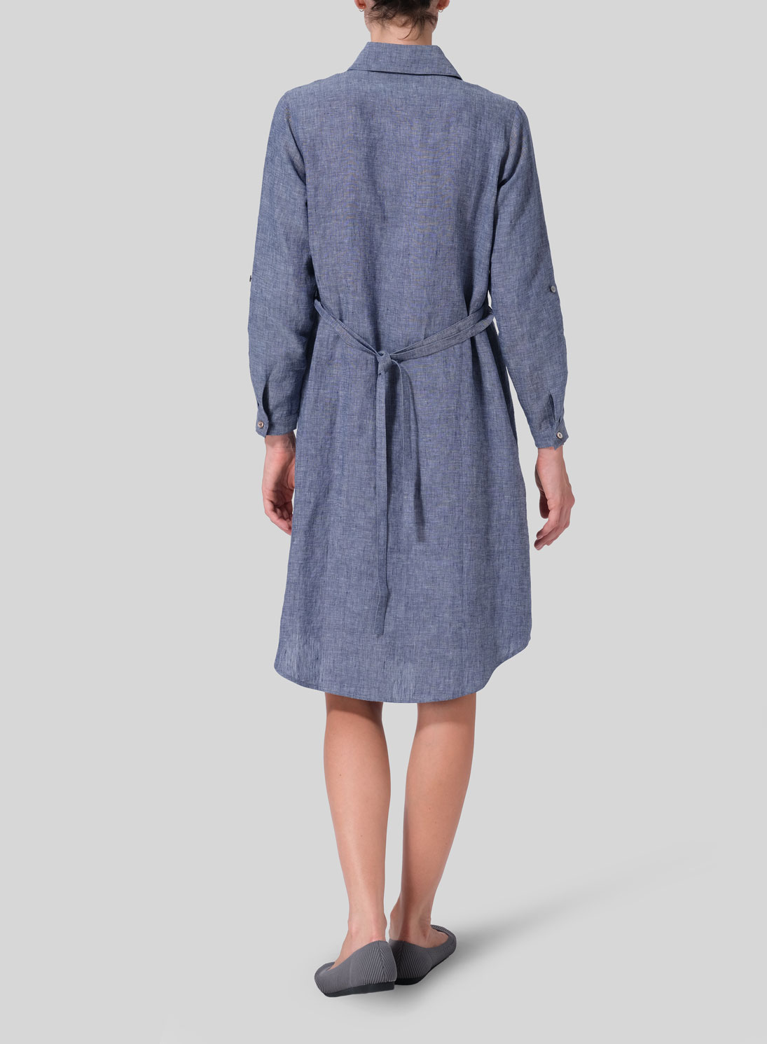 Freya linen outlet shirt dress