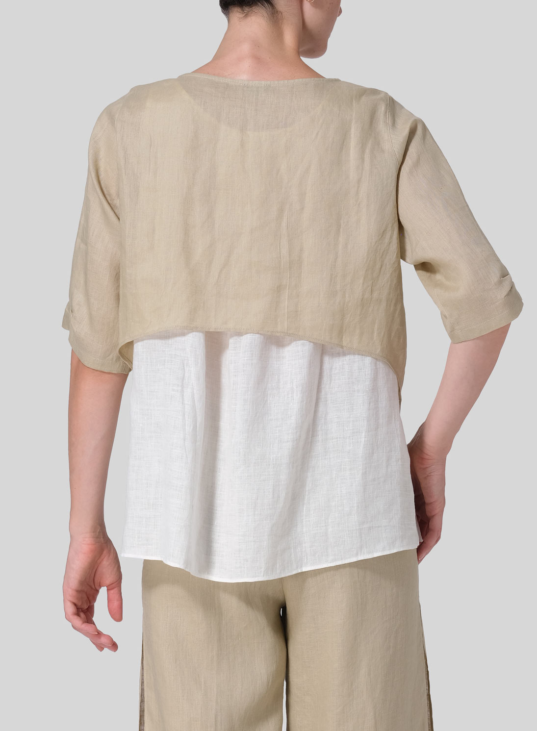 Linen Layered Top Set