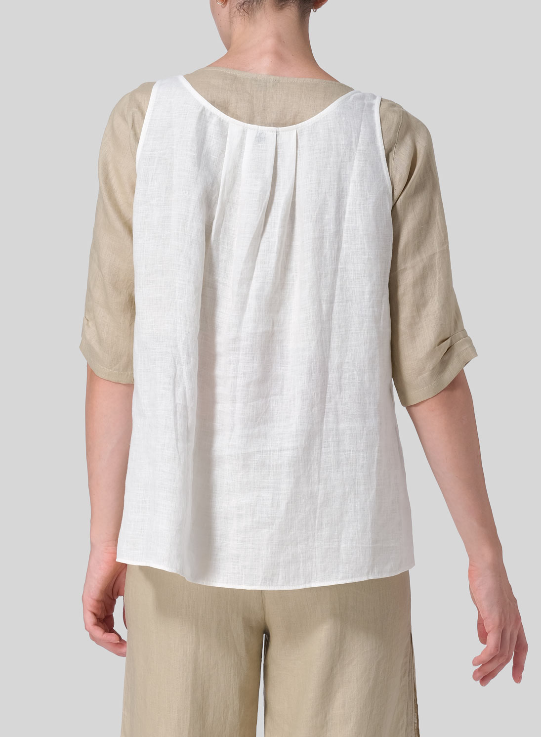 Linen Layered Top Set