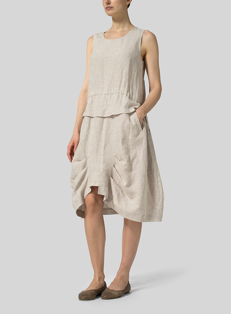 Linen Loose A-Line Dress