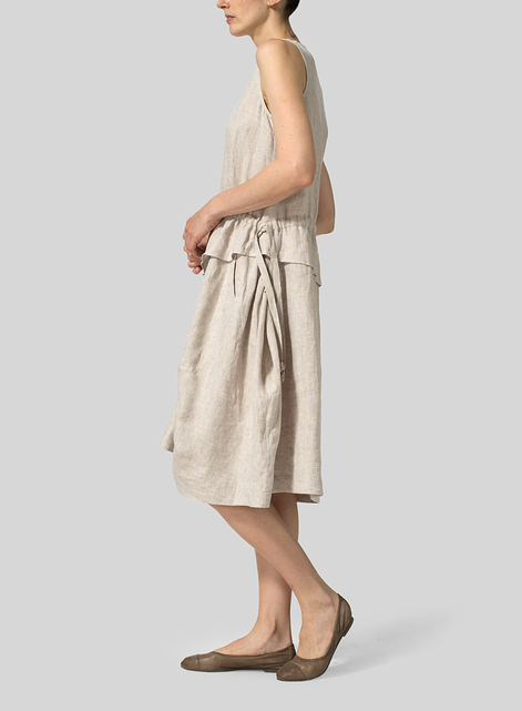 Linen Loose A-Line Dress