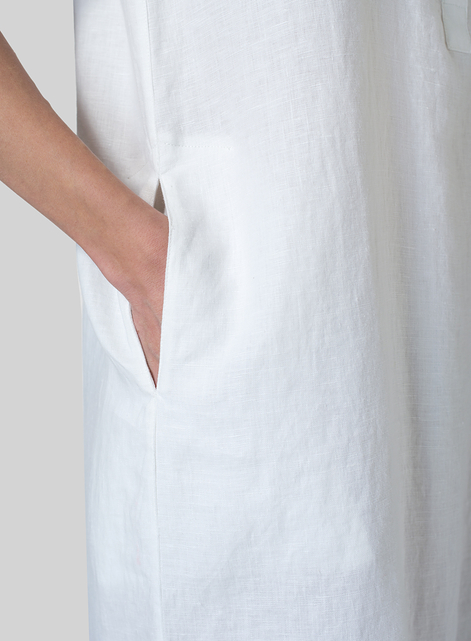 Linen Slip On Dress 