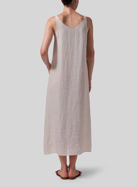 Linen A-line Long Dress