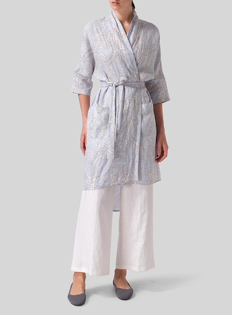 Linen Kimono Home Wear