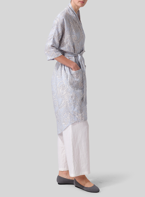 Linen Kimono Home Wear