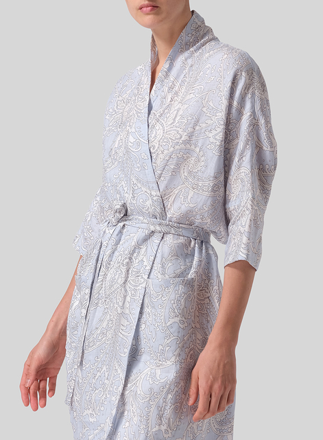 Linen Kimono Home Wear