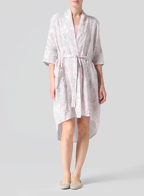 Linen Kimono Home Wear