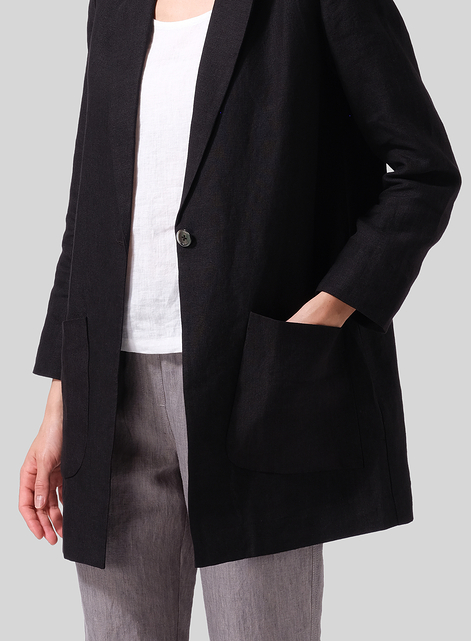 Linen Notch Lapel Jacket