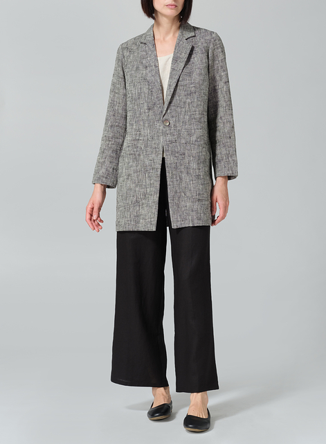 Linen Notch Lapel Jacket